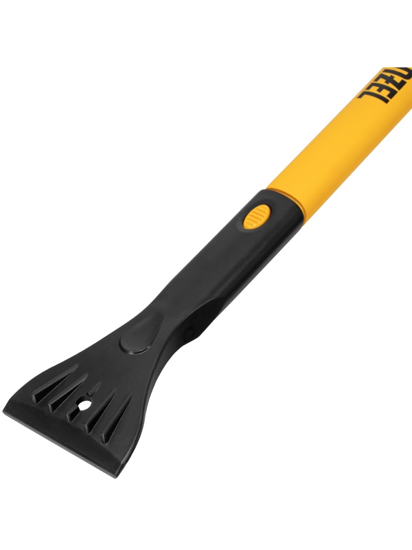 Щетка-сметка для снега со скребком, телескоп, поворотная голова, водосгон, 900-1200 мм Denzel