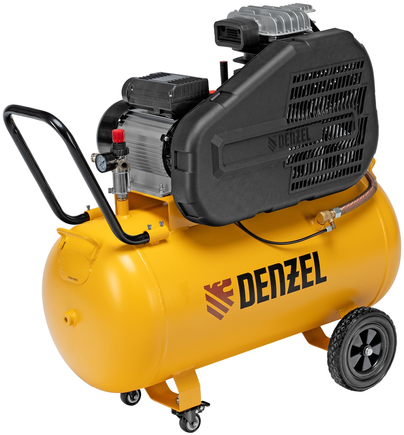 Компрессор воздушный рем. привод BCI 2200/100, 2,2 кВт, 100 литров, 420 л/мин Denzel