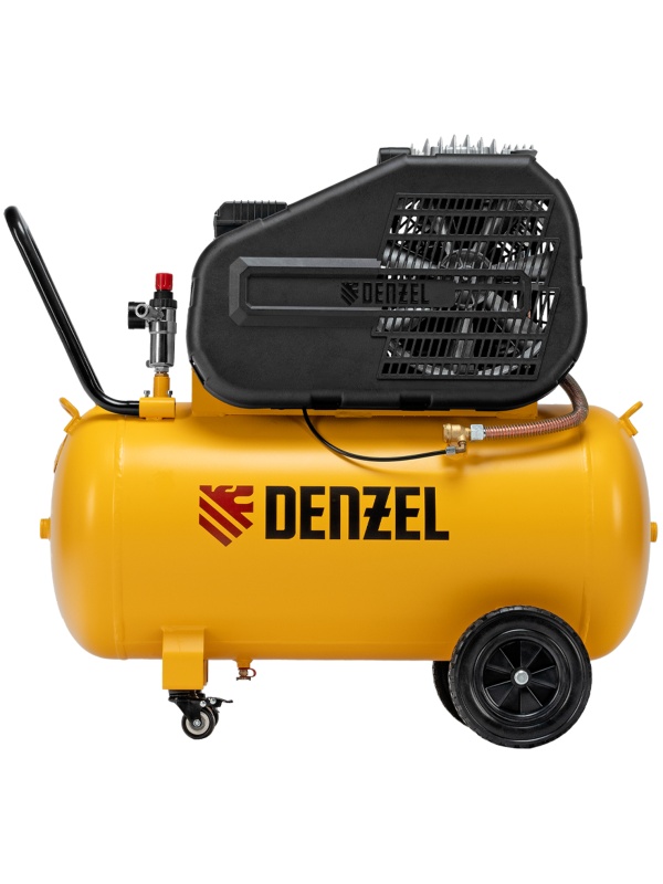 Компрессор воздушный рем. привод BCI 2200/100, 2,2 кВт, 100 литров, 420 л/мин Denzel