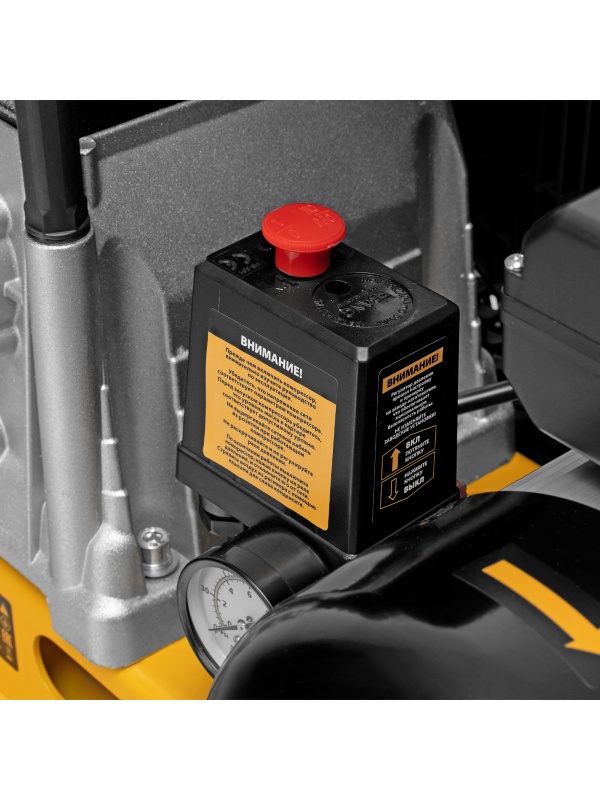 Компрессор воздушный рем. привод BCI 2200/100, 2,2 кВт, 100 литров, 420 л/мин Denzel