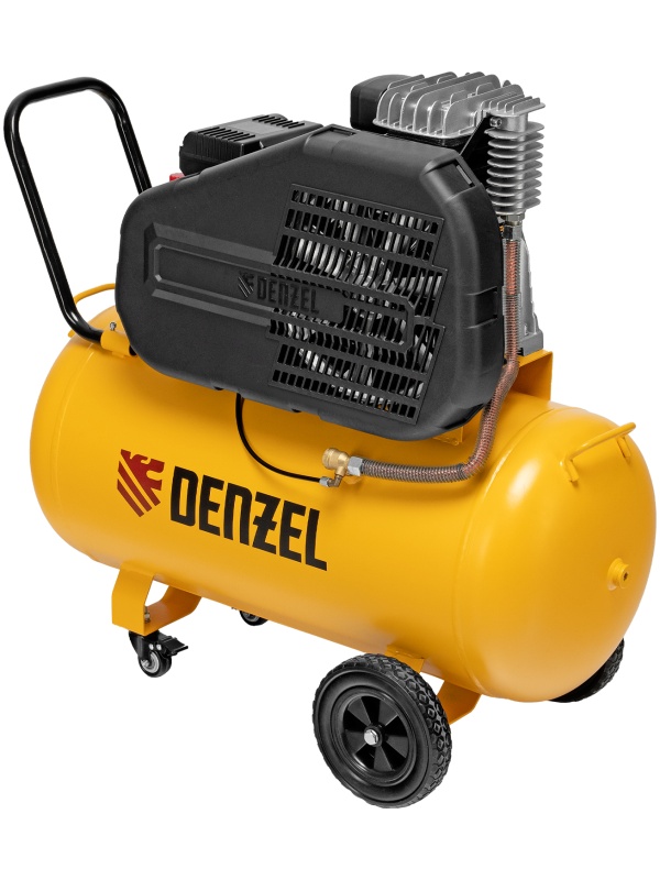 Компрессор воздушный рем. привод BCI 2200/100, 2,2 кВт, 100 литров, 420 л/мин Denzel