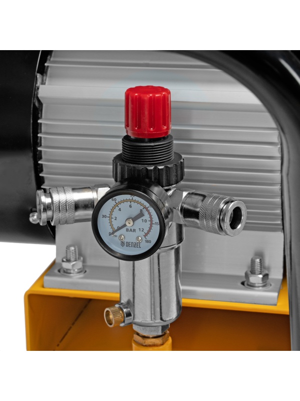 Компрессор воздушный рем. привод BCI 2200/100, 2,2 кВт, 100 литров, 420 л/мин Denzel