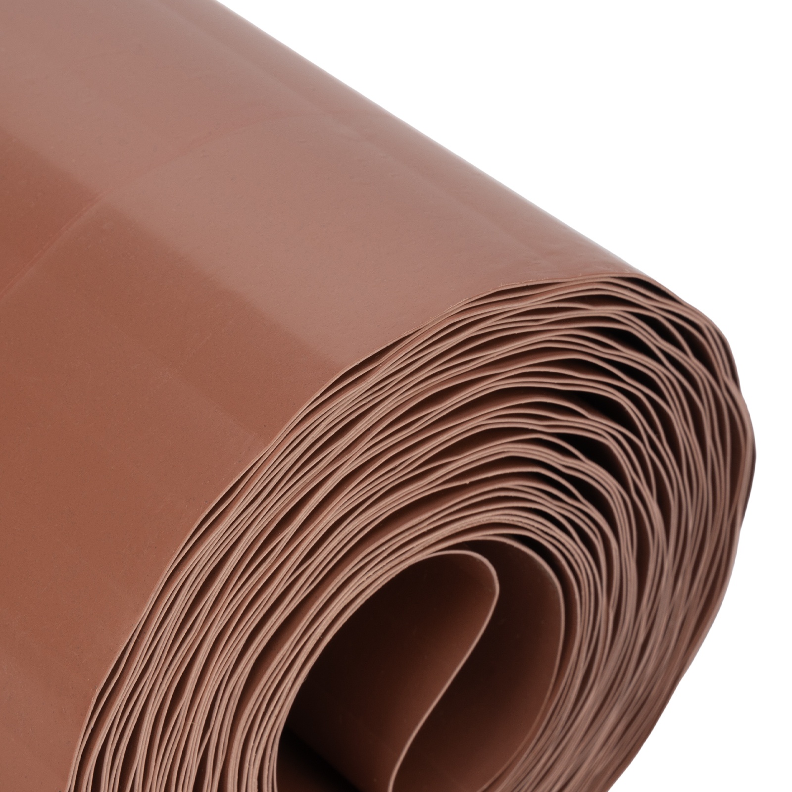 Бордюрная лента, 15х900 см, полипропиленовая, коричневая, Россия Palisad