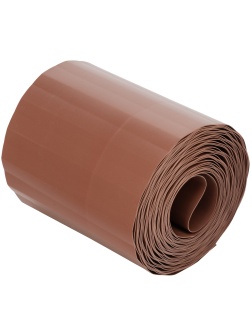 Бордюрная лента, 15х900 см, полипропиленовая, коричневая, Россия Palisad