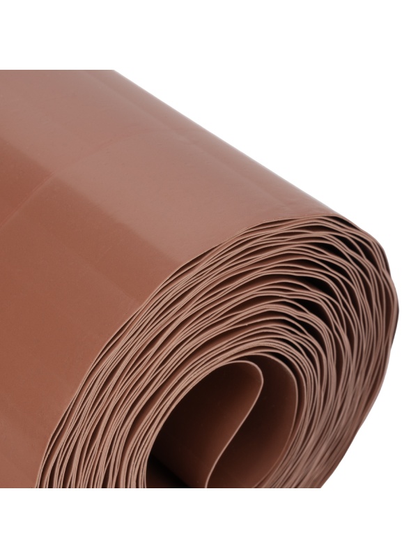 Бордюрная лента, 15х900 см, полипропиленовая, коричневая, Россия Palisad