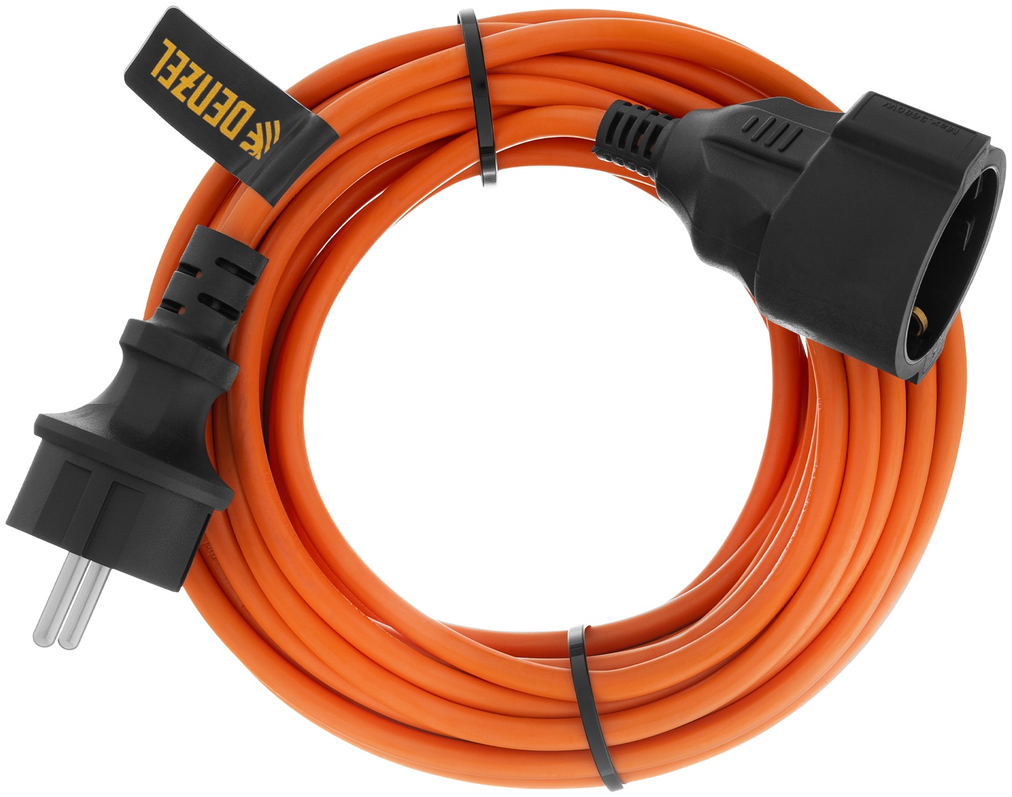 Удлинитель-шнур силовой Garden Series, ПВС, 10м, 1 розетка, 3 x 1 мм, 3 м Denzel