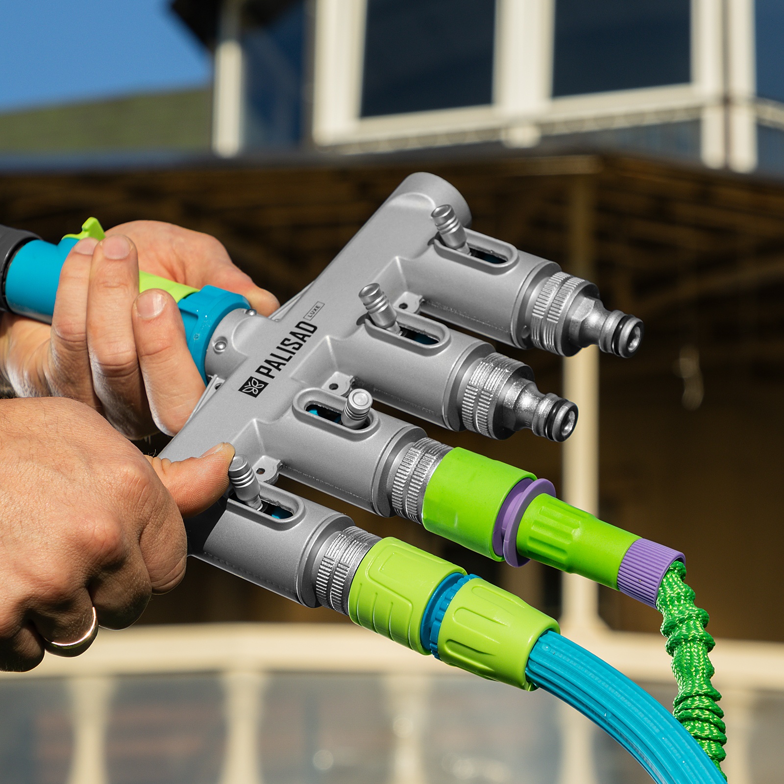 Разветвитель четырёхканальный, с внутренней резьбой 3/4