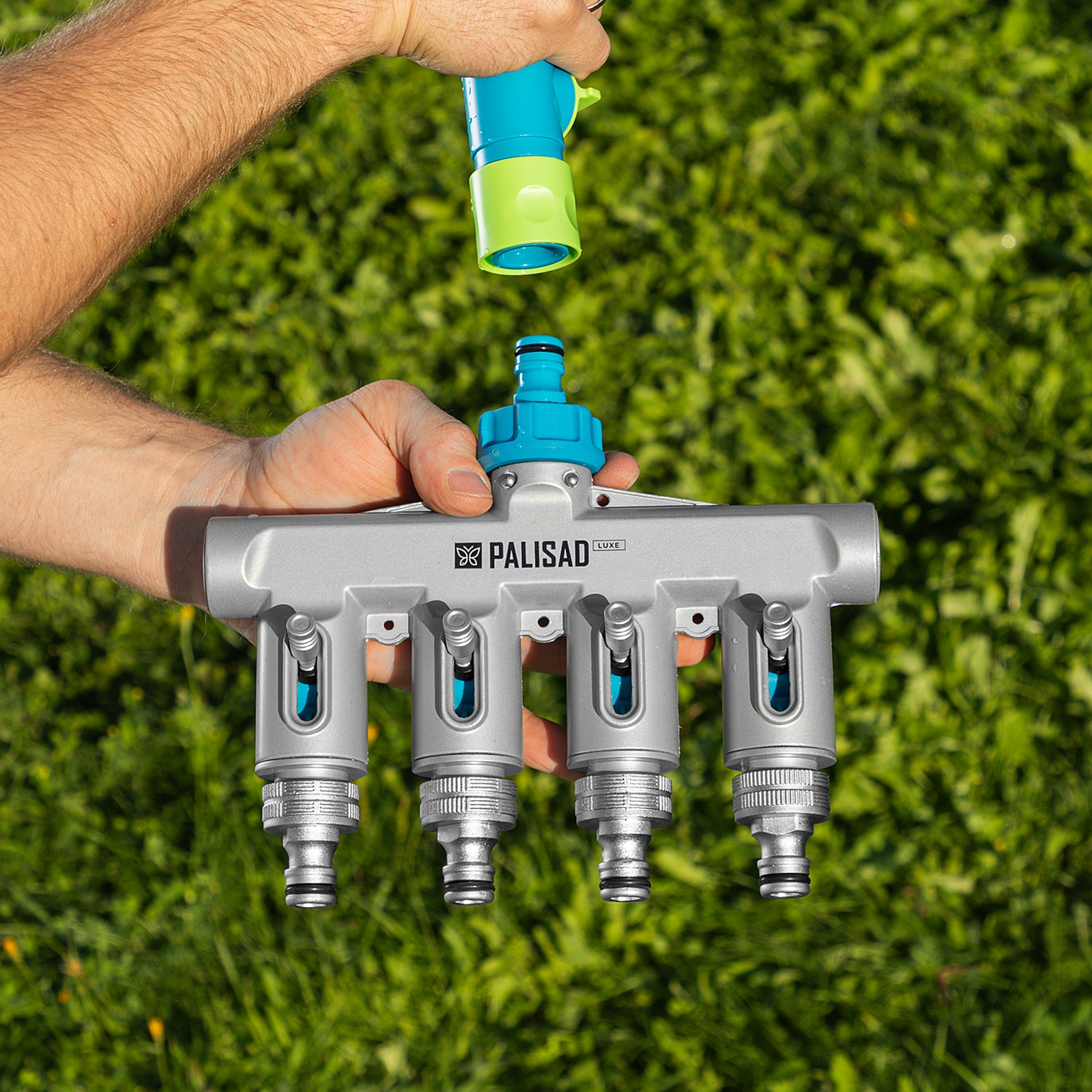 Разветвитель четырёхканальный, с внутренней резьбой 3/4