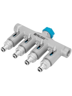 Разветвитель четырёхканальный, с внутренней резьбой 3/4