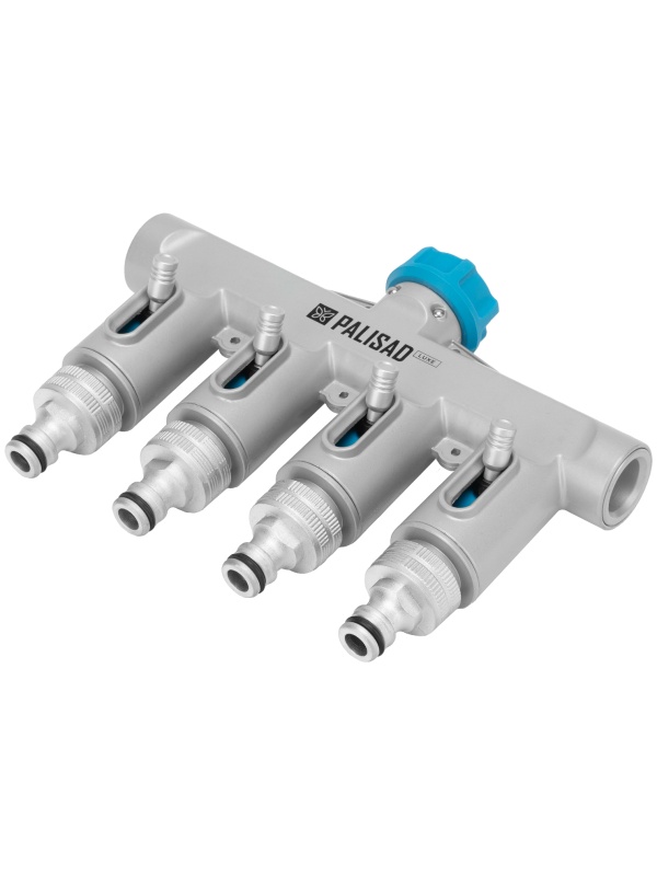 Разветвитель четырёхканальный, с внутренней резьбой 3/4