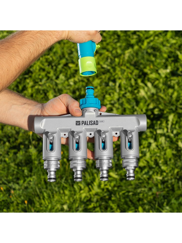 Разветвитель четырёхканальный, с внутренней резьбой 3/4