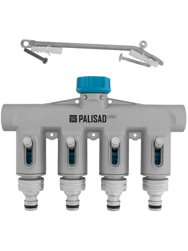 Разветвитель четырёхканальный, с внутренней резьбой 3/4