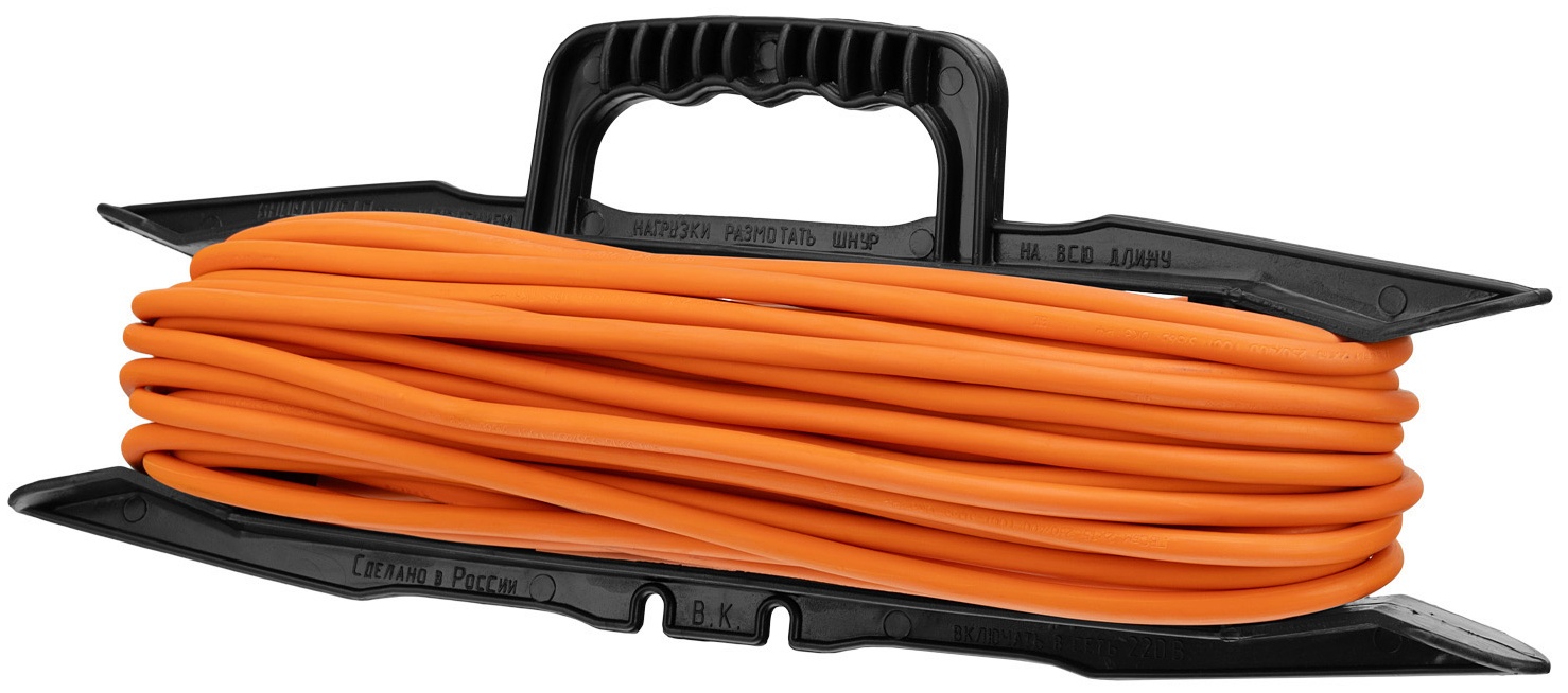 Удлинитель-шнур силовой Garden Series, б/з, ПВС, 20м, 1 розетка, 2 x 1 мм, 3 м Denzel