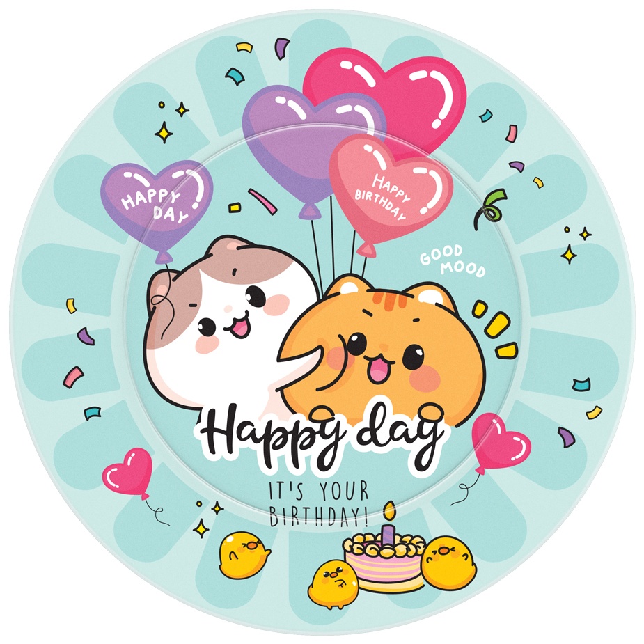 Тарелки бумажные MESHU 