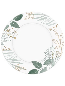 Тарелки бумажные MESHU 