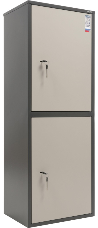 Шкаф для бумаг AIKO SL-125/2T с 2 отделами 460х340х1252