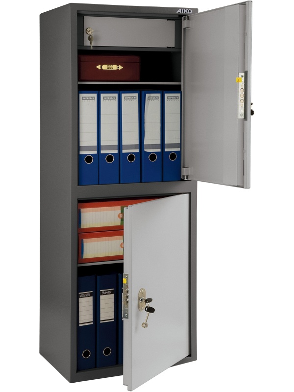 Шкаф для бумаг AIKO SL-125/2T с 2 отделами 460х340х1252