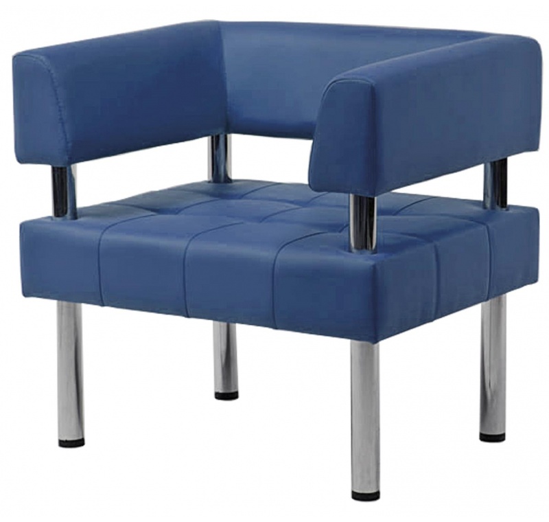 Кресло MV_BUSINESS к/з синий Oregon 03