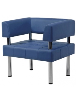 Кресло MV_BUSINESS к/з синий Oregon 03