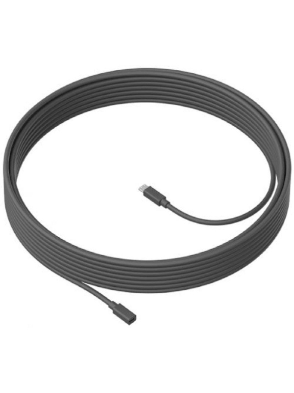 Кабель LOGITECH MeetUp 10m Mic GRAPHITE-WW-MEETUP 10M MIC CABLE(950-000005)