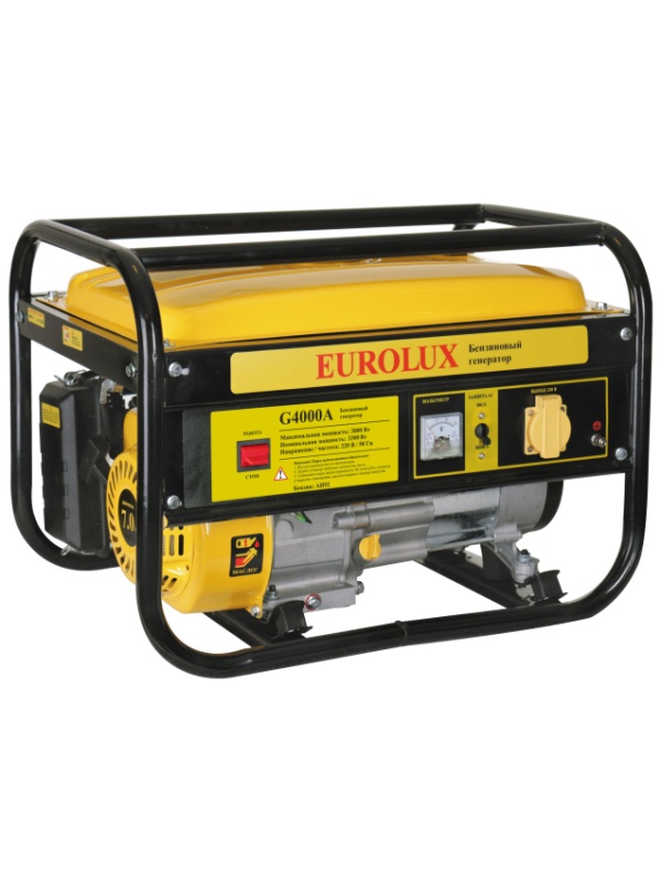 Генератор бензиновый EUROLUX 3,0 кВт G4000A (64/1/38)