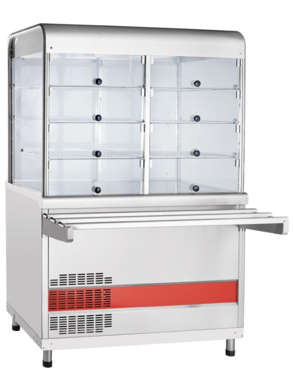 Прилавок витрина холодильный Abat ПВВ(Н)-70КМ-С -НШ, вся нерж