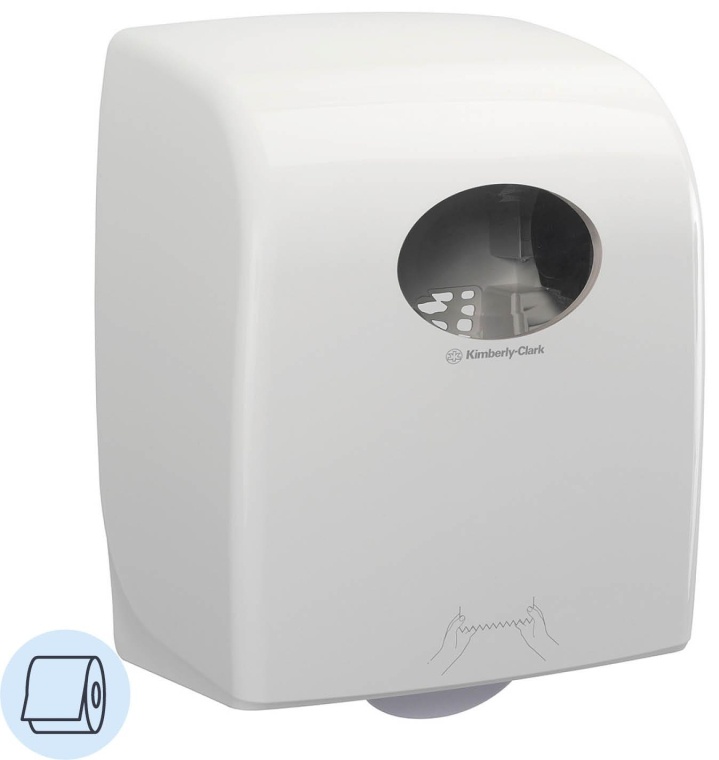 Диспенсер для полотенец в рулонах Aquarius белый 7375