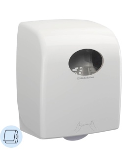 Диспенсер для полотенец в рулонах Aquarius белый 7375