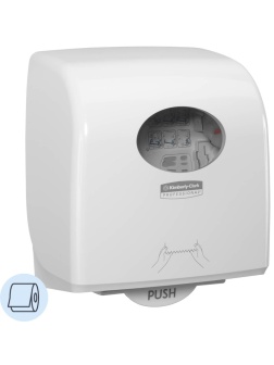 Диспенсер для полотенец в рулонах Aquarius Slimroll белый 7955