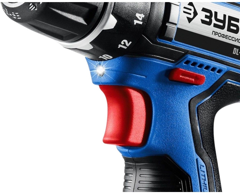 Дрель-шуруповерт аккум. ЗУБР Профи 20В, 2х2.0Ач, 50Нм  (DL-201-22)