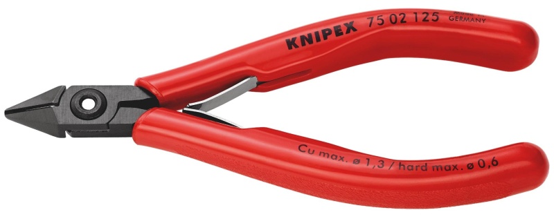 Бокорезы для электроники L-125 мм KNIPEX KN-7502125