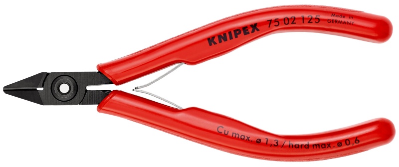 Бокорезы для электроники L-125 мм KNIPEX KN-7502125