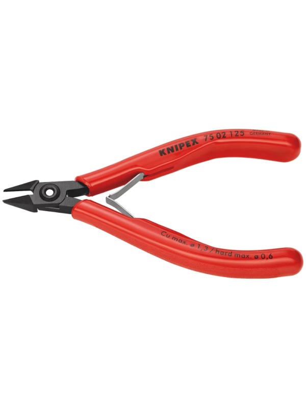 Бокорезы для электроники L-125 мм KNIPEX KN-7502125
