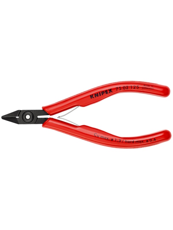 Бокорезы для электроники L-125 мм KNIPEX KN-7502125