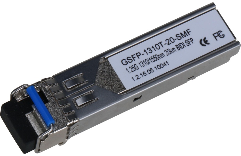 Трансивер DAHUA DH-GSFP-1310T-20-SMF SFP-модуль,LC,1.25Гбит/с,1310нм/1550нм