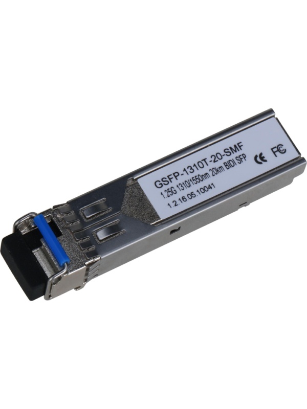 Трансивер DAHUA DH-GSFP-1310T-20-SMF SFP-модуль,LC,1.25Гбит/с,1310нм/1550нм