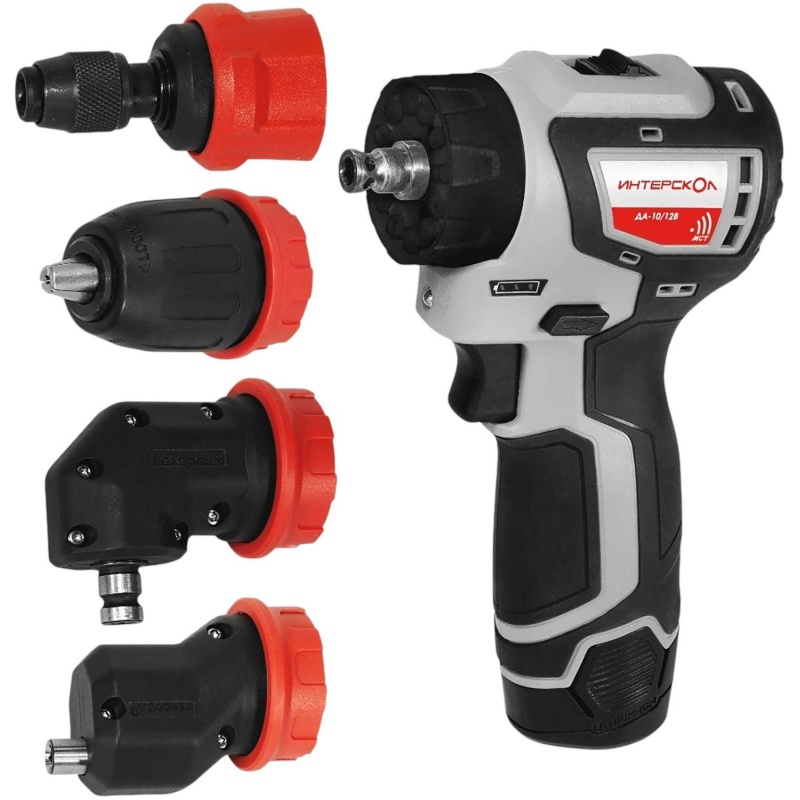 Дрель-шуруповерт акк.(сумка, 2 акк, 2Ач, 4 насадки)ДА-10/12В 36 КомбиМАКС