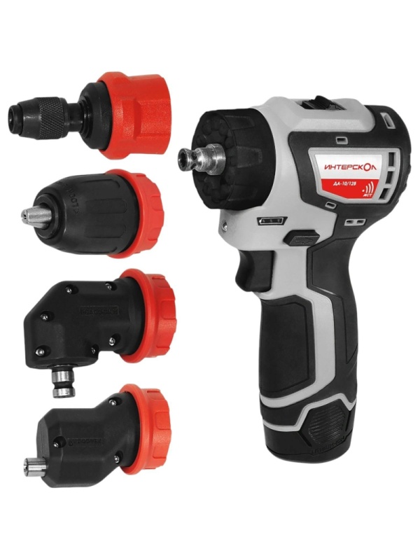 Дрель-шуруповерт акк.(сумка, 2 акк, 2Ач, 4 насадки)ДА-10/12В 36 КомбиМАКС