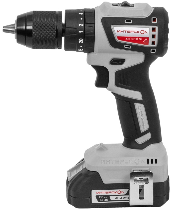 Дрель-шуруповерт акк.бесщеточная ударная ДАУ-13/18В 50(кейс,2 акк.2Ач,ЗУ)