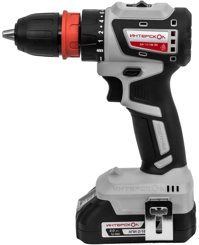 Дрель-шуруповерт акк. ДА-13/18В 50 комби  (кейс, 2 акк., 2Ач, 4 насадки)