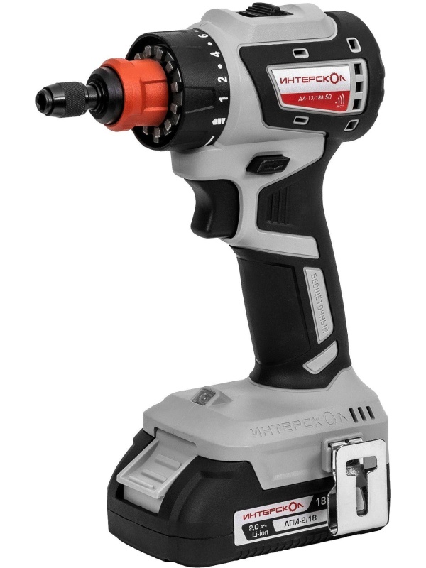 Дрель-шуруповерт акк. ДА-13/18В 50 комби  (кейс, 2 акк., 2Ач, 4 насадки)