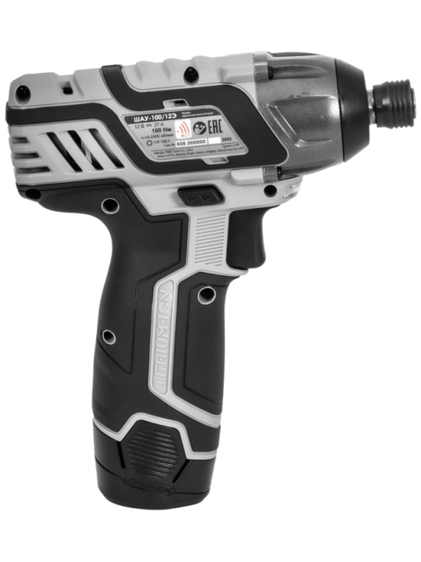 Шуруповерт ударный акк. АПИ-Т (кейс, 2 акк., 2,0 Ач, ЗУ)ШАУ-100/12Э