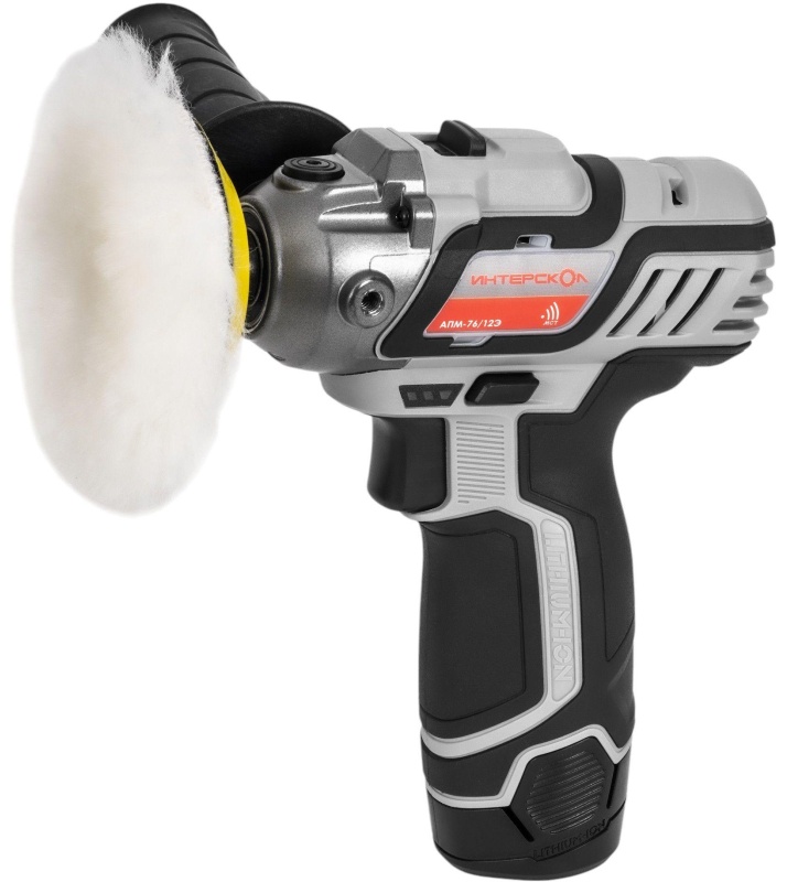 Шлифмашина полировальная акк.(кейс, 2 акк., 2,0 Ач,ЗУ,набор 7 пр)АПМ-76/12Э