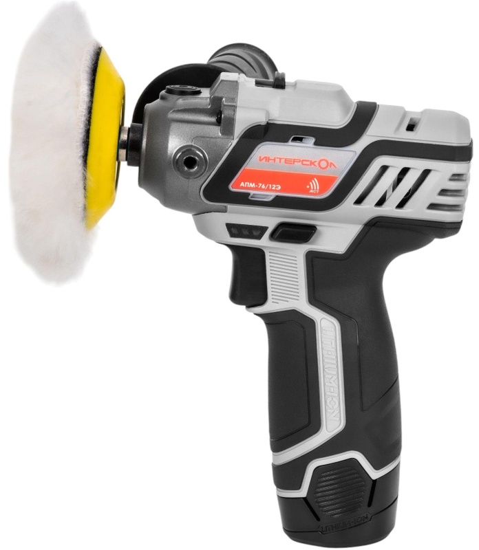 Шлифмашина полировальная акк.(кейс, 2 акк., 2,0 Ач,ЗУ,набор 7 пр)АПМ-76/12Э