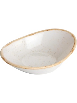 Соусник овальный 7х11см, фарфор, бежевый Seasons (12шт/уп)