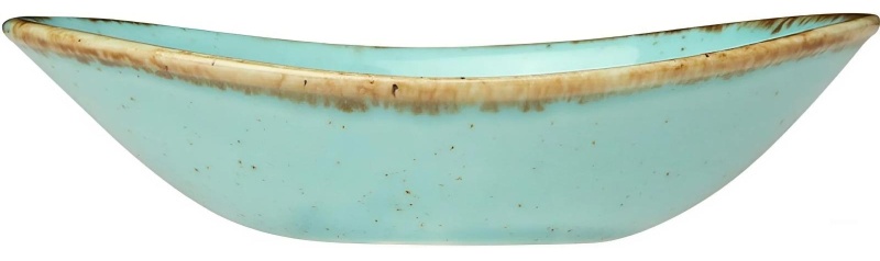 Соусник овальный 7х11см, фарфор, бирюзовый Seasons,(12шт/уп)