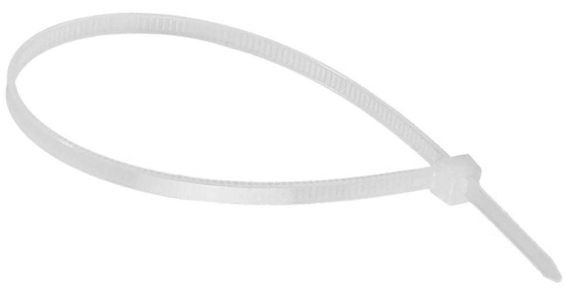 Хомут нейлоновый 3,6x180 Б (3,6x200 Б) (100шт) Вихрь