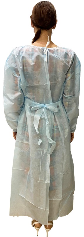 Халат хирург. стер, рук.рез, дл.140 см, р.54-56, пл.40, смс, 1шт