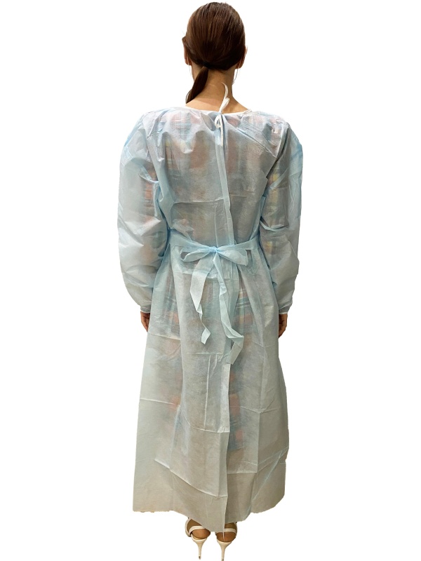 Халат хирург. стер, рук.рез, дл.140 см, р.54-56, пл.40, смс, 1шт