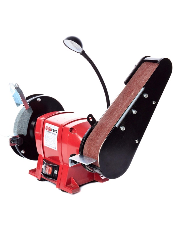 Станок заточный со шлифовальной лентой RedVerg RD-BG150-300SBL (6662756)